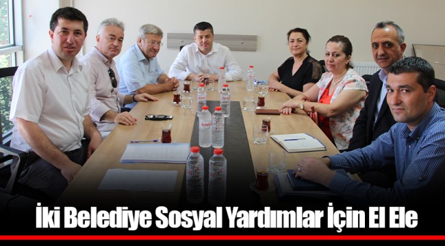 İki Belediye Sosyal Yardımlar İçin El Ele