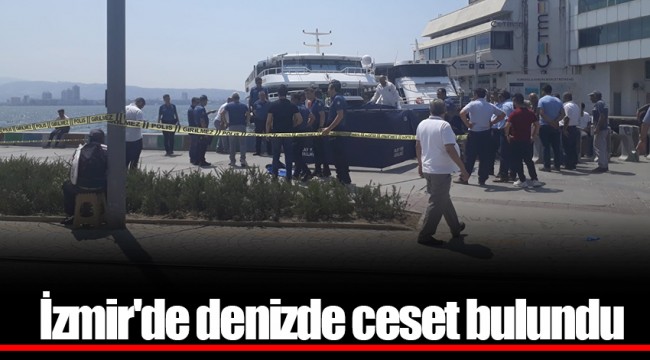 İzmir'de denizde ceset bulundu