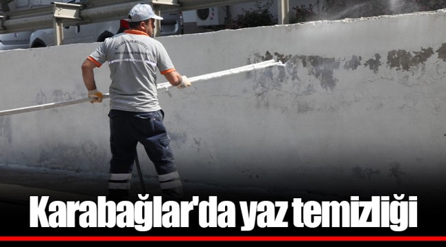 Karabağlar'da yaz temizliği