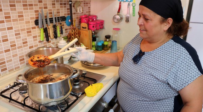 Kocası için üretmişti şimdi yurt dışına gönderiyor