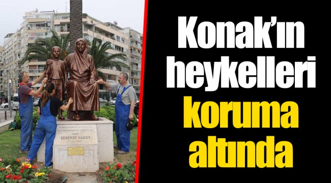 Konak’ın heykelleri koruma altında