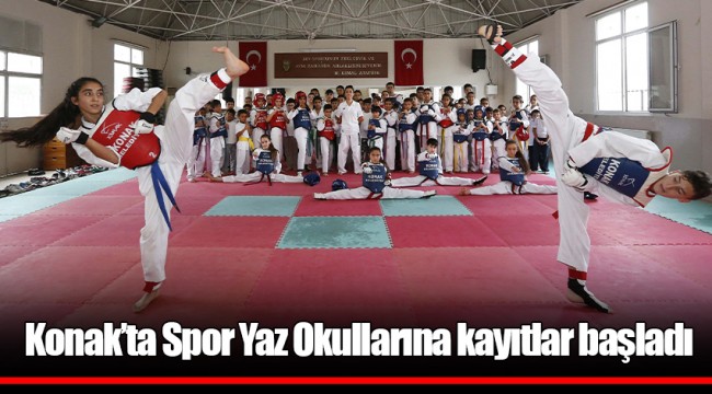 Konak’ta Spor Yaz Okullarına kayıtlar başladı