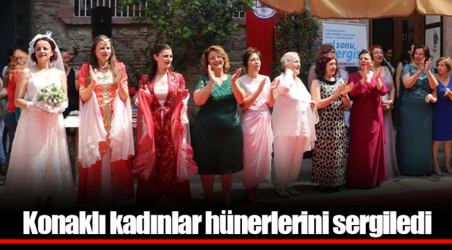 Konaklı kadınlar hünerlerini sergiledi