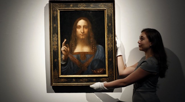 Prens Selman, rekor fiyata satın aldığı Da Vinci'nin İsa'lı tablosunu süper lüks yatına 'hapsetti'
