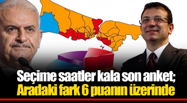 Seçime saatler kala son anket; Aradaki fark 6 puanın üzerinde