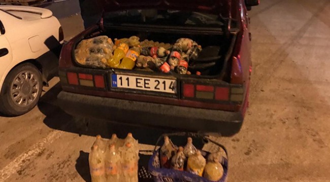 Selde yerle bire olan marketin ürünlerini vatandaşlar talan etti