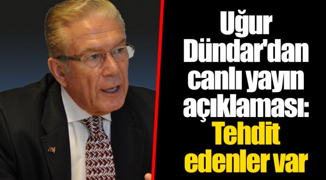 Uğur Dündar'dan canlı yayın açıklaması: Tehdit edenler var