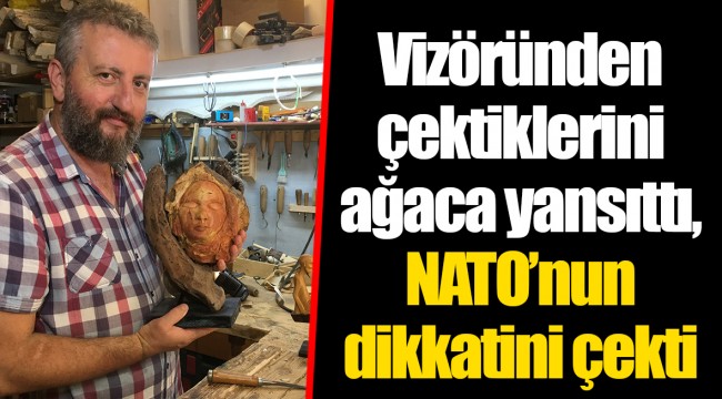 Vizöründen çektiklerini ağaca yansıttı, NATO’nun dikkatini çekti