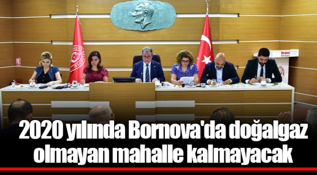 2020 yılında Bornova'da doğalgaz olmayan mahalle kalmayacak