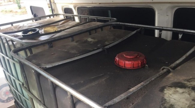 Adana'da 2 bin litre kaçak akaryakıt ele geçirildi