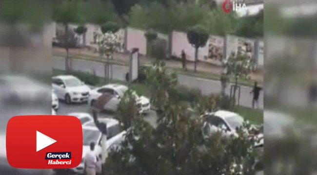 Banka çıkışı kadına kapkaç dehşeti