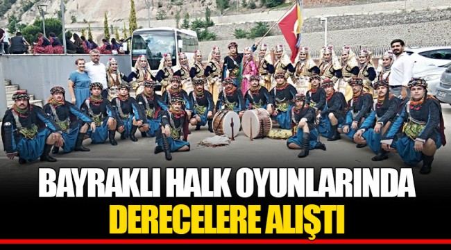 BAYRAKLI HALK OYUNLARINDA DERECELERE ALIŞTI