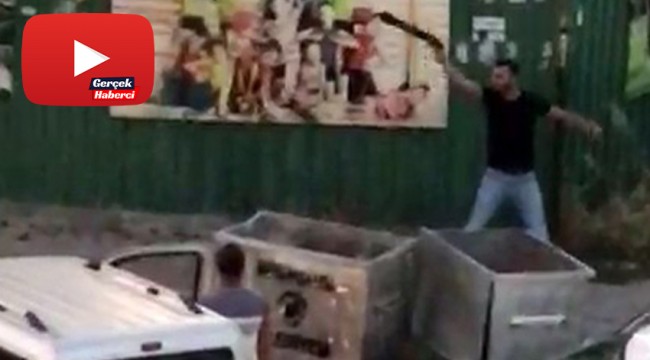 Beylikdüzü'nde, pompalı tüfekli, sopalı kavga kamerada