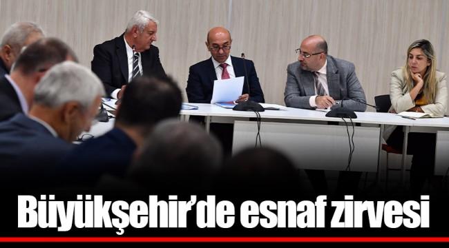 Büyükşehir'de esnaf zirvesi