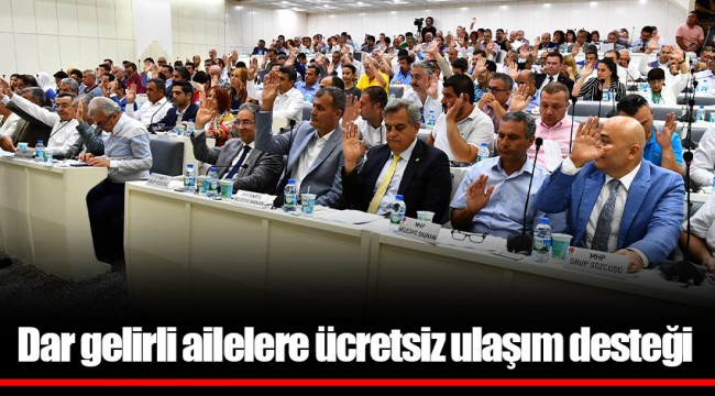 Dar gelirli ailelere ücretsiz ulaşım desteği