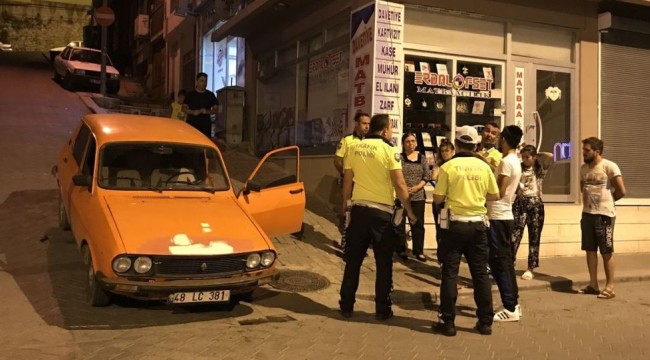 Drift yapan sürücüye 7 bin TL ceza