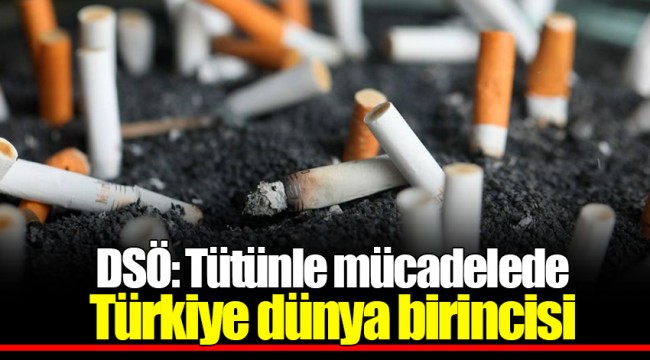 DSÖ: Tütünle mücadelede Türkiye dünya birincisi