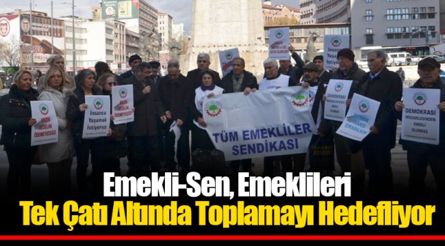 Emekli-Sen, Emeklileri Tek Çatı Altında Toplamayı Hedefliyor
