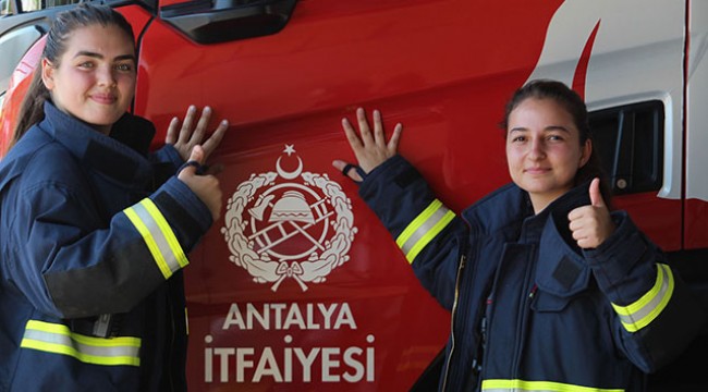 ‘Erkek mesleği' diyenlere inat itfaiyeci oldular
