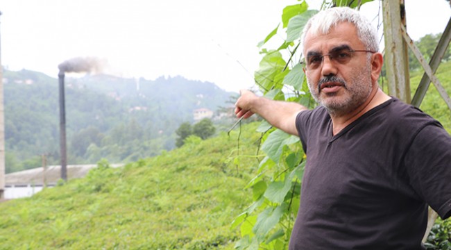Fabrika dumanı mahalle halkını canından bezdirdi