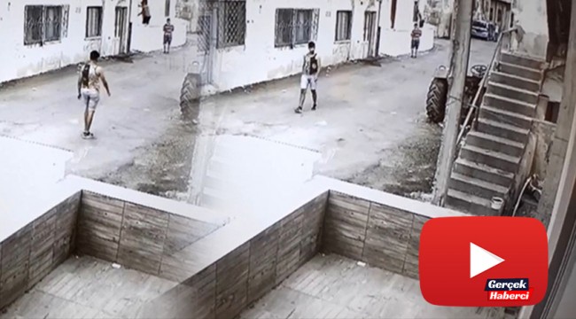 Film gibi hırsızlık kamerada !