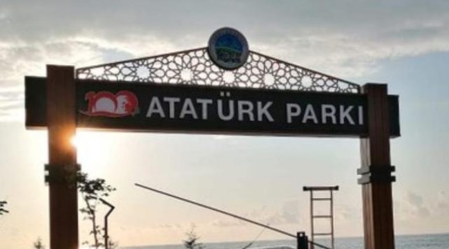 Fındıklı Kaymakamlığı 'Atatürk Parkı' isminde kamu yararı görememiş!