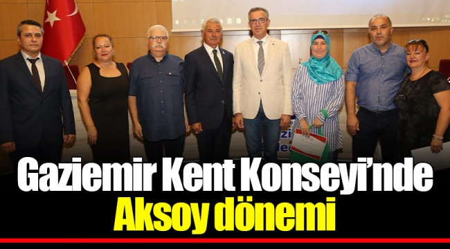 Gaziemir Kent Konseyi’nde Aksoy dönemi