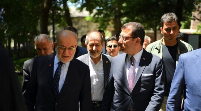 İmamoğlu'nu ziyaret eden Karamollaoğlu: Seçimlerin yenilenmesi isabetli oldu, İstanbul halkının iradesi tecelli etti