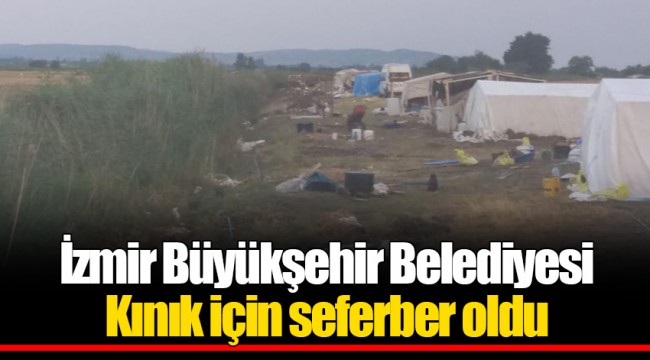 İzmir Büyükşehir Belediyesi Kınık için seferber oldu