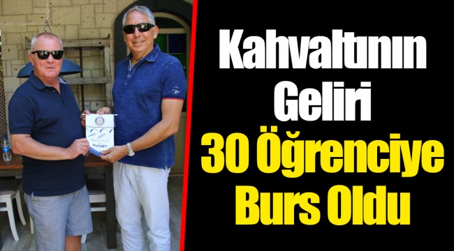 Kahvaltının Geliri 30 Öğrenciye Burs Oldu