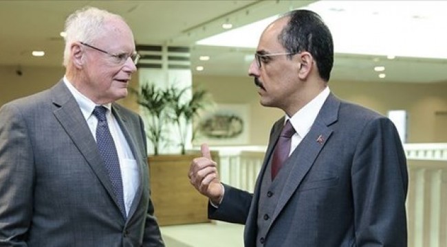 Kalın ile ABD'nin Suriye Özel Temsilcisi Jeffrey bir araya geldi: Güvenli bölgenin kurulması Türkiye'nin beklentilerini karşılayacak bir plan ile mümkün
