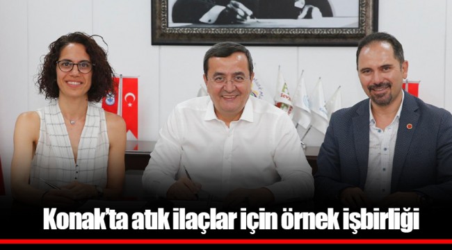 Konak’ta atık ilaçlar için örnek işbirliği