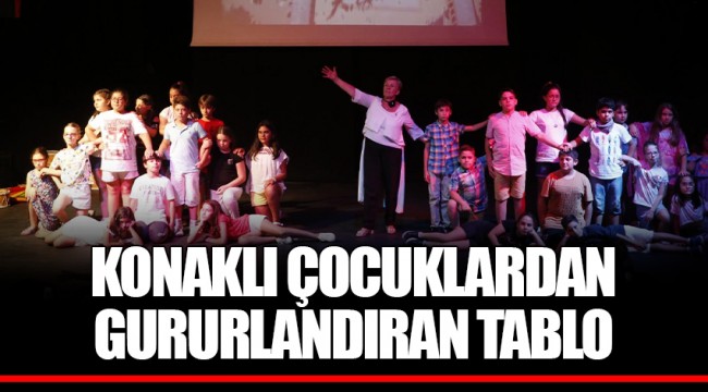 KONAKLI ÇOCUKLARDAN GURURLANDIRAN TABLO