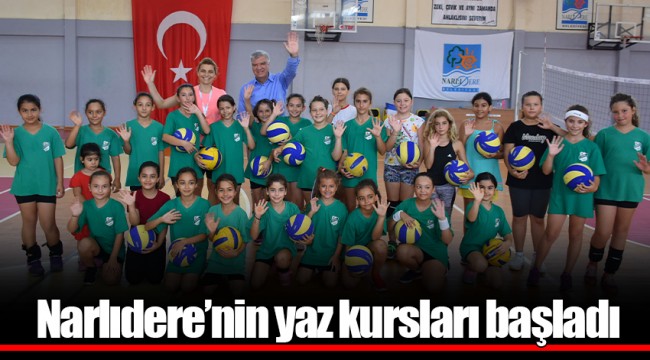 Narlıdere’nin yaz kursları başladı