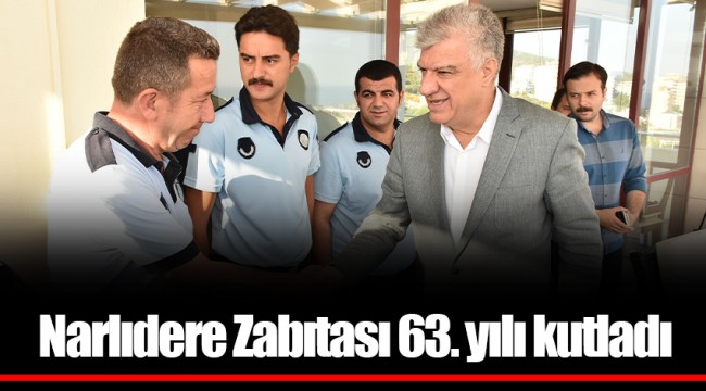 Narlıdere Zabıtası 63. yılı kutladı