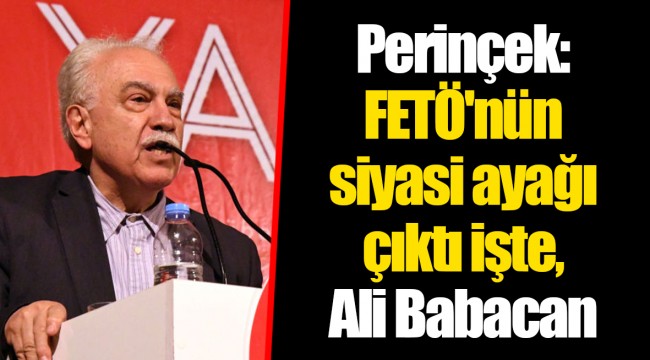 Perinçek: FETÖ'nün siyasi ayağı çıktı işte, Ali Babacan