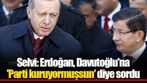 Selvi: Erdoğan, Davutoğlu'na 'Parti kuruyormuşsun' diye sordu