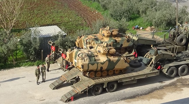Suriye sınırına tank sevkıyatı sürüyor