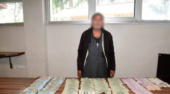 Suriyeli dilencinin üzerinden 3 bin 800 lira, 5 bin 500 dolar, 31 bin Suriye lirası çıktı