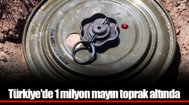Türkiye'de 1 milyon mayın toprak altında