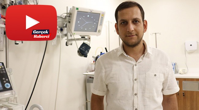 Üzerine düşen mermer hayatını kurtardı