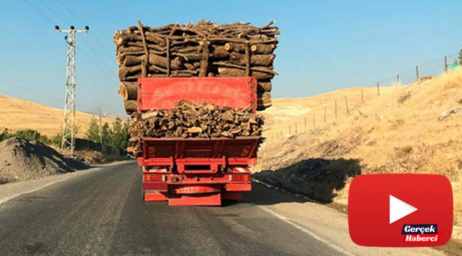 Yük dolu kamyonun tehlikeli yolculuğu