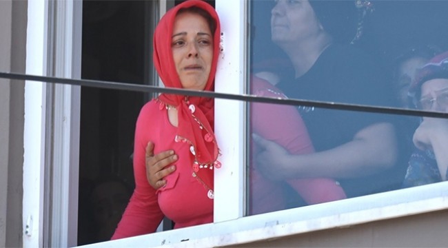 Anneden oğluna son bakış