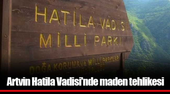 Artvin Hatila Vadisi'nde maden tehlikesi