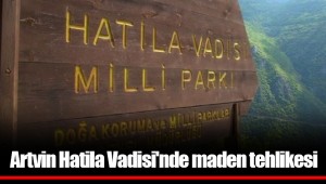 Artvin Hatila Vadisi'nde maden tehlikesi