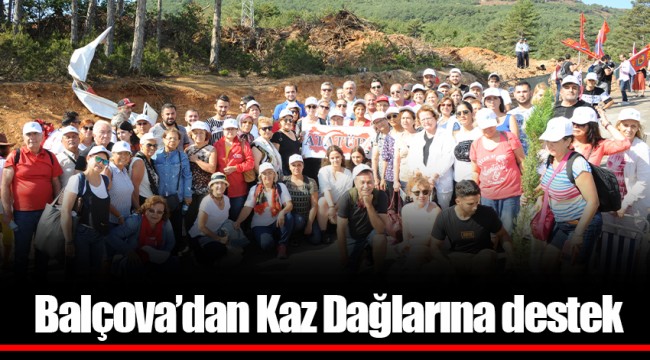 Balçova’dan Kaz Dağlarına destek