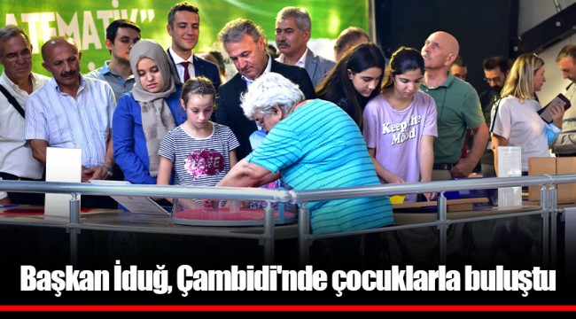 Başkan İduğ, Çambidi'nde çocuklarla buluştu