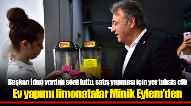 Başkan İduğ verdiği sözü tuttu, satış yapması için yer tahsis etti