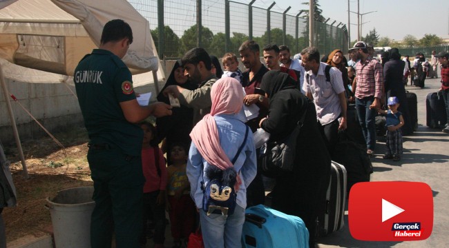 Bayramı ülkelerinde geçiren Suriyelilerin dönüşleri sürüyor