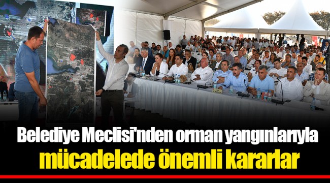 Belediye Meclisi'nden orman yangınlarıyla mücadelede önemli kararlar